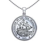 Manchester By The Sea Sterling Silver Pendant Medium Version TPD5525 - Pendant
